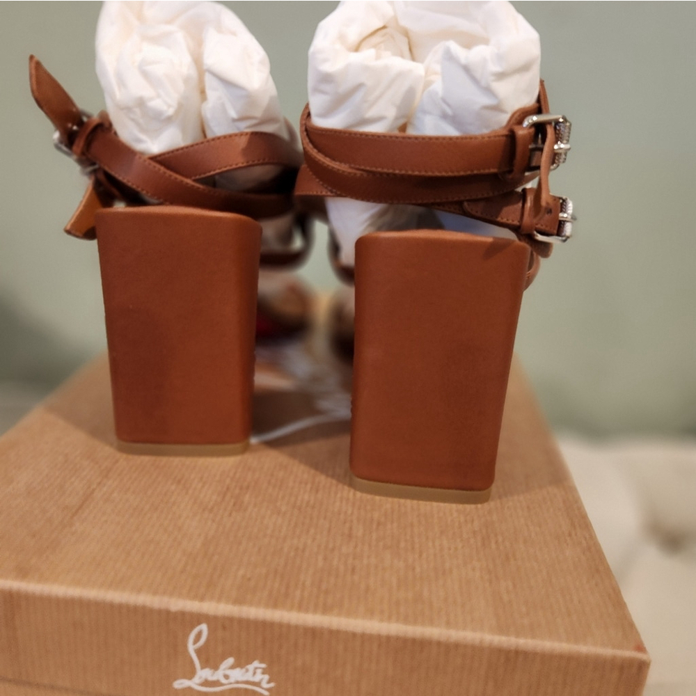 Sold NWB Christian Louboutin Heeled Sandals - Authentic! - Picture 3 of 14